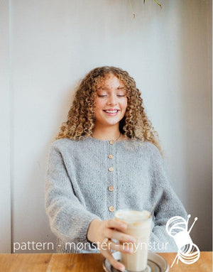 Blomster cardigan