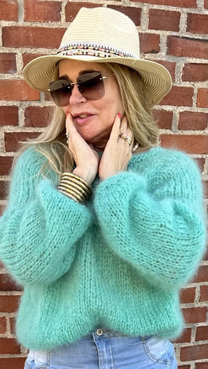 Femja Sweater med smalle ærmer