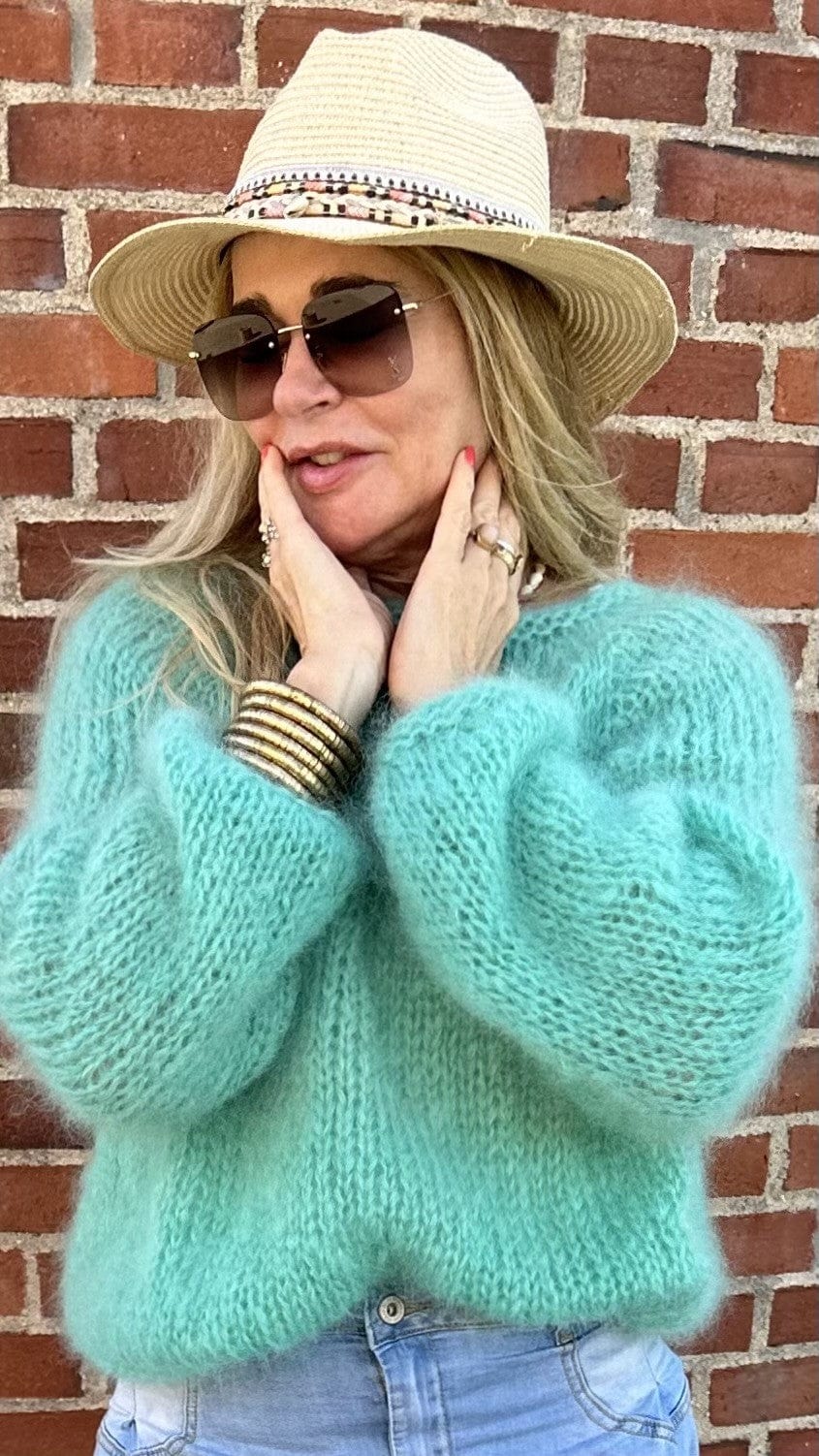Femja Sweater med smalle ærmer