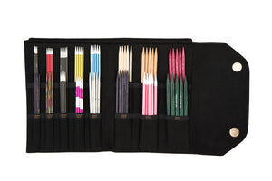 Knitpro Coal Etui til hosu og ermastokkar (5 stokkar)