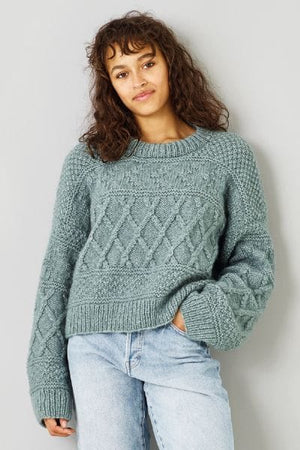 Oversize Sweater med Struktur